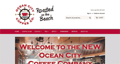 Desktop Screenshot of oceancitycoffee.com